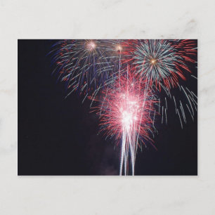 Carte Postale Fireworks Baie Diego Le 4 Juillet