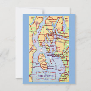 Carte Postale Firth of Clyde d'Écosse