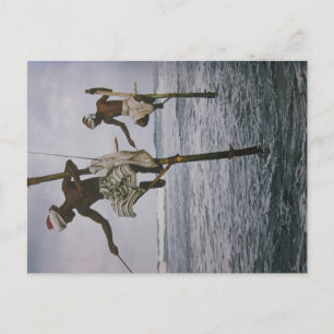 Carte Postale Fischer au Sri Lanka- Postkarte