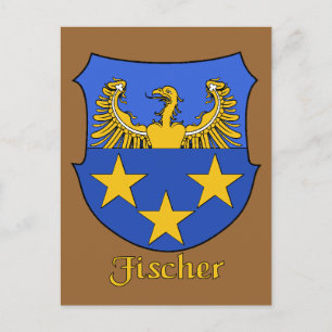 Carte postale Fischer Family Shield