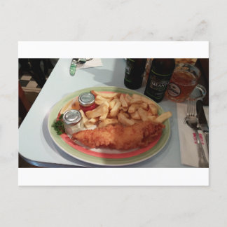 Carte Postale fish-and-chips
