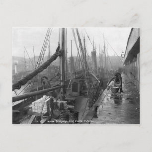 Carte Postale Fish docks, Grimsby, early 20th century
