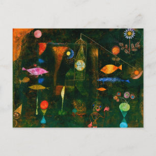Carte Postale Fish Magic de Paul Klee (1925)