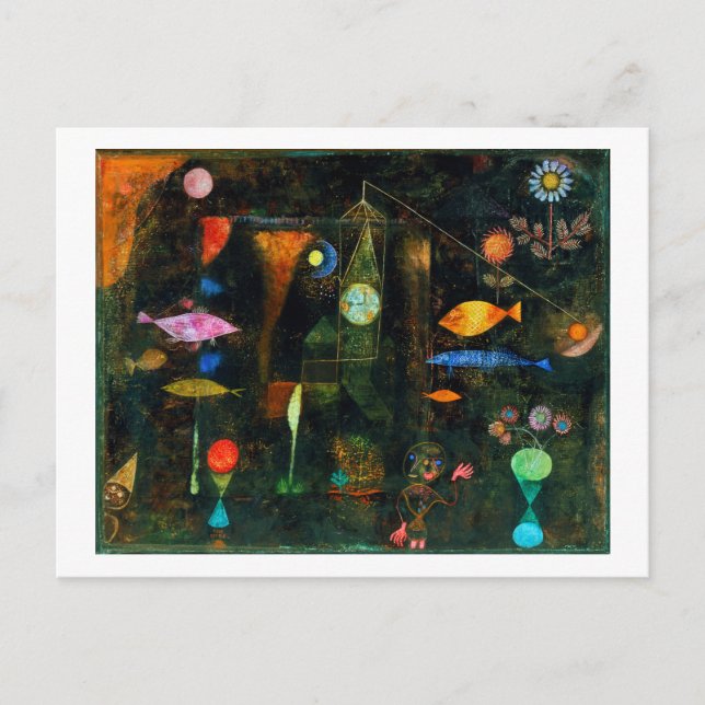 Carte Postale Fish Magic, Paul Klee (Devant)