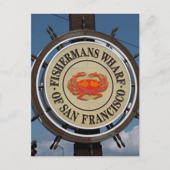 Carte Postale Fisherman's Wharf San Francisco (Devant)