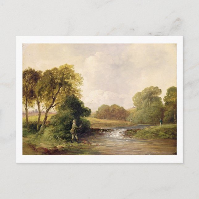 Carte Postale Fishing (pétrole contre canvas) (Devant)