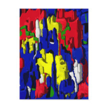 fissures en bleu, abstraite