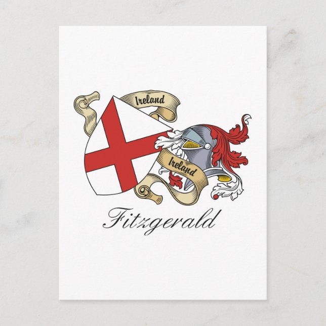 Carte Postale Fitzgerald Family Crest (Devant)