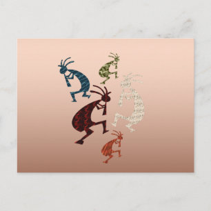 Carte Postale Five Kokopelli