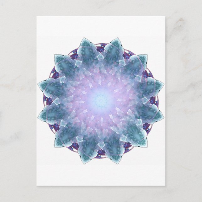 Carte Postale Fiyrnaheh Fractal Mandala (Devant)