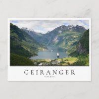Fjord Geiranger en Norvège
