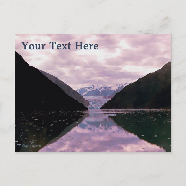 Carte Postale Fjord Glacier (Devant)