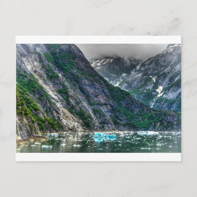 Carte Postale Fjord Tracy Arm en Alaska (Devant)