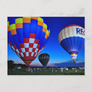 Carte postale FL Hot Air Balloy Festival en bord d