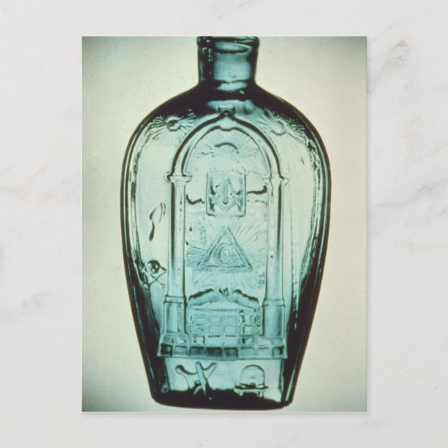 Carte Postale flacon maçonnique Moule-soufflé (Devant)