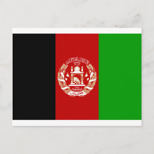 Carte Postale Flag d'Afghanistan