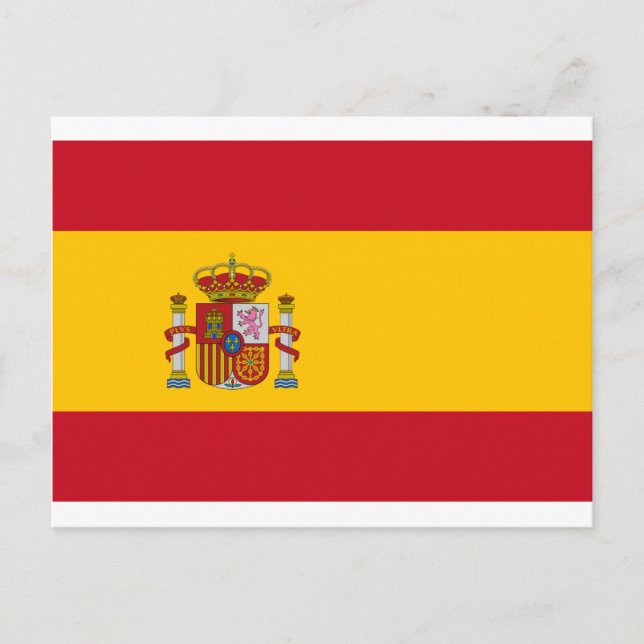 Carte Postale Flag of Spain - Bandera (Devant)
