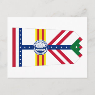 Carte Postale Flag of Tampa, Floride