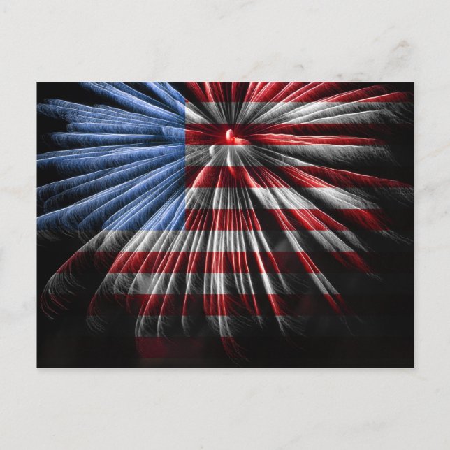 Carte Postale FlagFireworks (Devant)