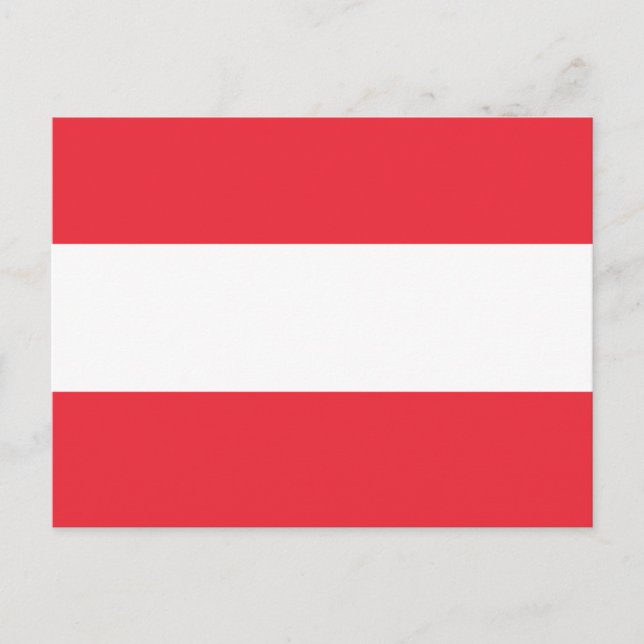 Carte Postale Flagge Österreich Postkarte (Devant)