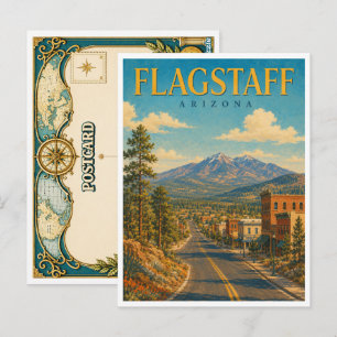 Carte Postale Flagstaff Arizona Route 66 GeoSaga