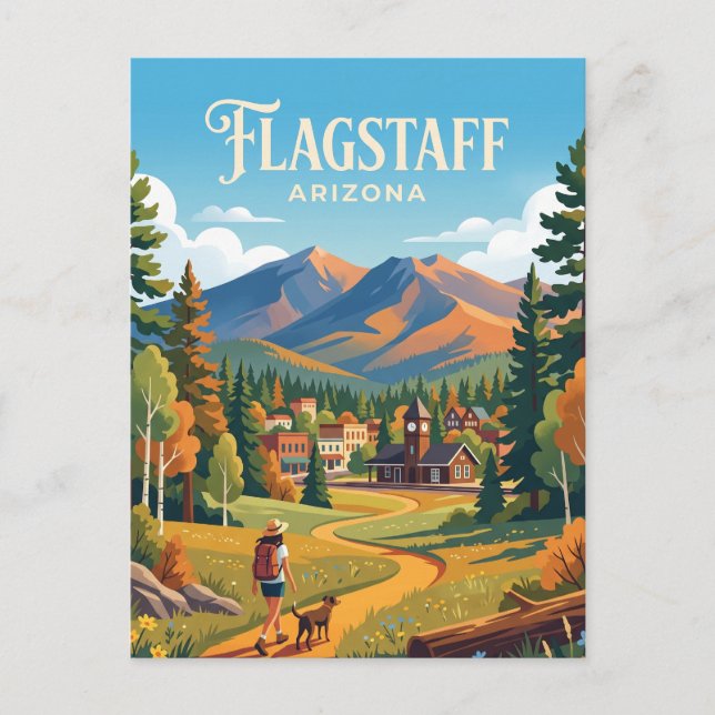 Carte Postale Flagstaff États-Unis (Devant)