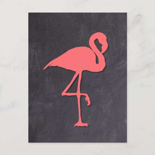Carte Postale Flamant rose (Devant)