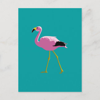 Carte Postale Flamant Rose