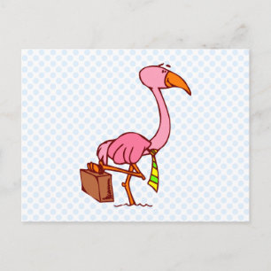 Carte Postale Flamant rose Felix