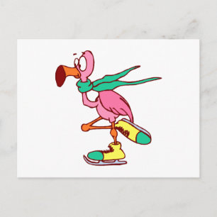 Carte Postale Flamant rose Filipe