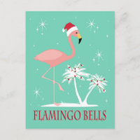FLAMANT ROSE MODERNE VINTAGE NOËL