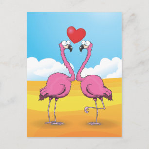 Carte Postale flamants