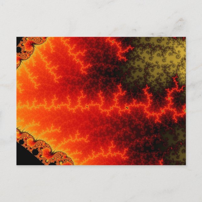 Carte postale Flame Zigzag (Devant)