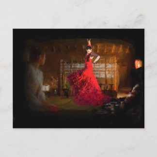 Carte Postale Flamenca allume une maison de thé à Tokyo, Japon