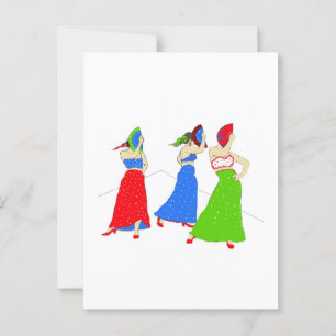 Carte Postale Flamenco