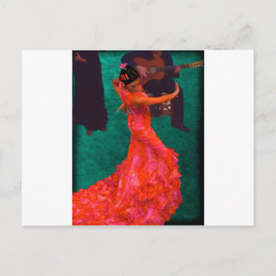 Carte Postale Flamenco