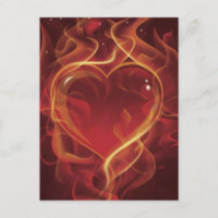 FlamingFlamingHeart feu d'amour rouge foncé flamme