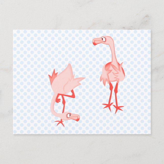 Carte Postale Flamingo (Devant)