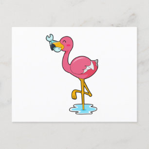 Carte Postale Flamingo