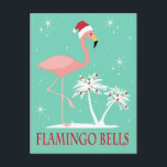 CARTE POSTALE FLAMINGO MODERN VINTAGE RETRO CHRISTMAS<br><div class="desc">FLAMINGO MODERN VINTAGE RETRO CHRISTMAS
Designs par Heather Myers</div>