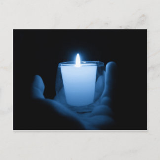 Carte Postale Flamme bleue