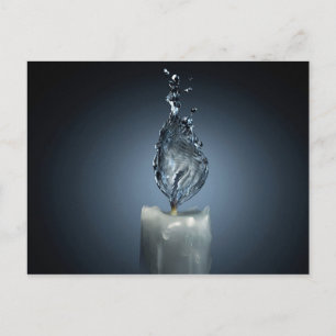 Carte Postale Flamme d'eau