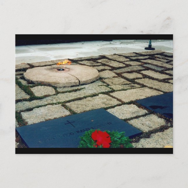 Carte Postale flamme jfk (Devant)
