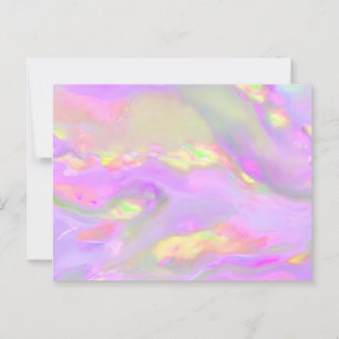 Carte Postale Flammes abstraites tendance et colorées