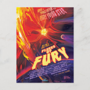 Carte Postale Flares Of Fury Poster, Au Microscopii.