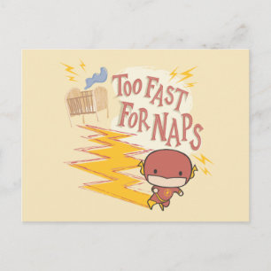 Carte Postale Flash Chibi   Trop Rapide Pour Les Naps