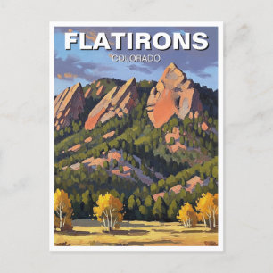 Carte Postale Flatirons Colorado Voyage