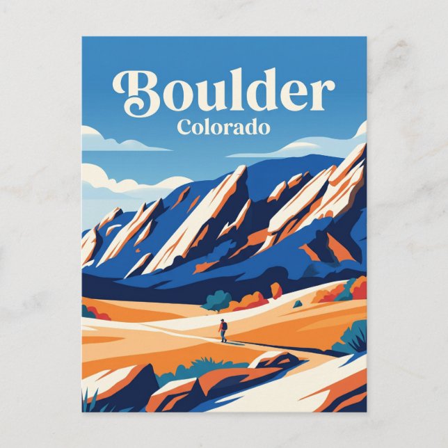 Carte Postale Flatirons USA (Devant)