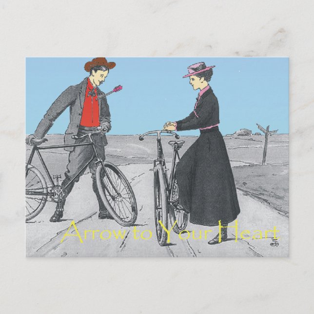 CARTE POSTALE FLÈCHE D'AMOUR TEE (Devant)