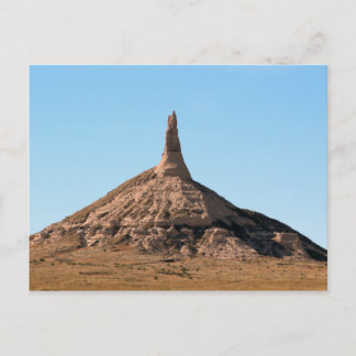 Carte Postale Flèche de roche de cheminée de Scottsbluff